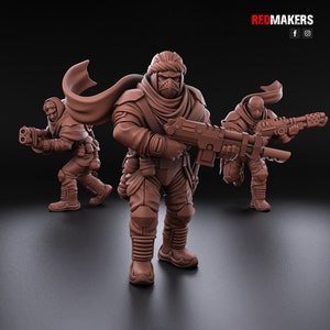 Desert Raiders | Infantry Squad |  Imperial Forces | Wargaming Miniatures