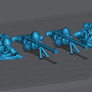 WW2 Japan Anti Tank Rocket Teams 28mm Miniatures