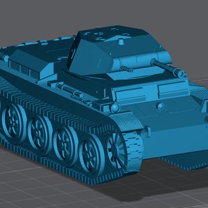 WW2 Germany Panzer II Tank 28mm Miniature