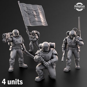 Warden Regiment | Command Squad | 4 man squad | Imperial Guard
