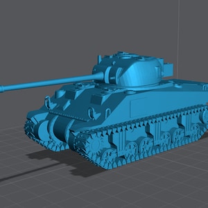 WW2 United Kingdom Sherman V Firefly Tank 28mm Miniature