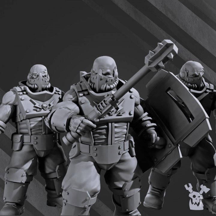 Dawnguard Ogre Squad Wargaming Miniatures