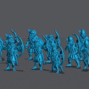 Ancient World Greek Cretan Archers Miniatures in 28mm scale