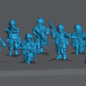 Vietnam US Army Rifle Squad #2 28mm Miniatures