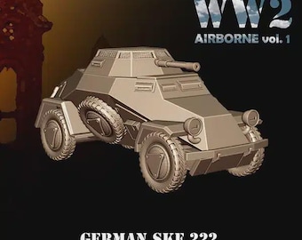 sd KFZ 222 - JOD ww2 - German Airborne FALLSCHIRMJÄGER