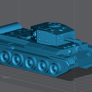 WW2 United Kingdom Cromwell Tank 28mm Miniature