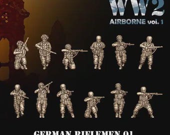 PARATROOPERS Riflemen 01–12 - JOD WW2 - German Airborne FALLSCHIRMJÄGER