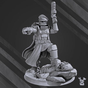 Dawnguard Commisar Wargaming Miniatures