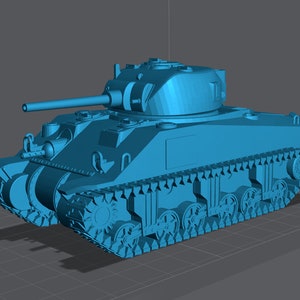 WW2 USA M4A1 Sherman Tank 28mm Miniature
