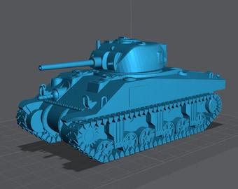 WW2 USA M4A1 Sherman Tank 28mm Miniature