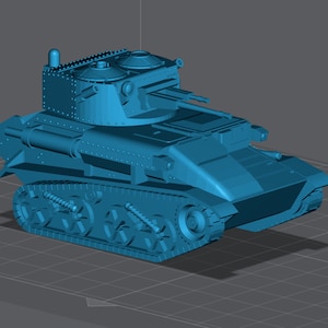 WW2 United Kingdom MKVI Tank 28mm Miniature