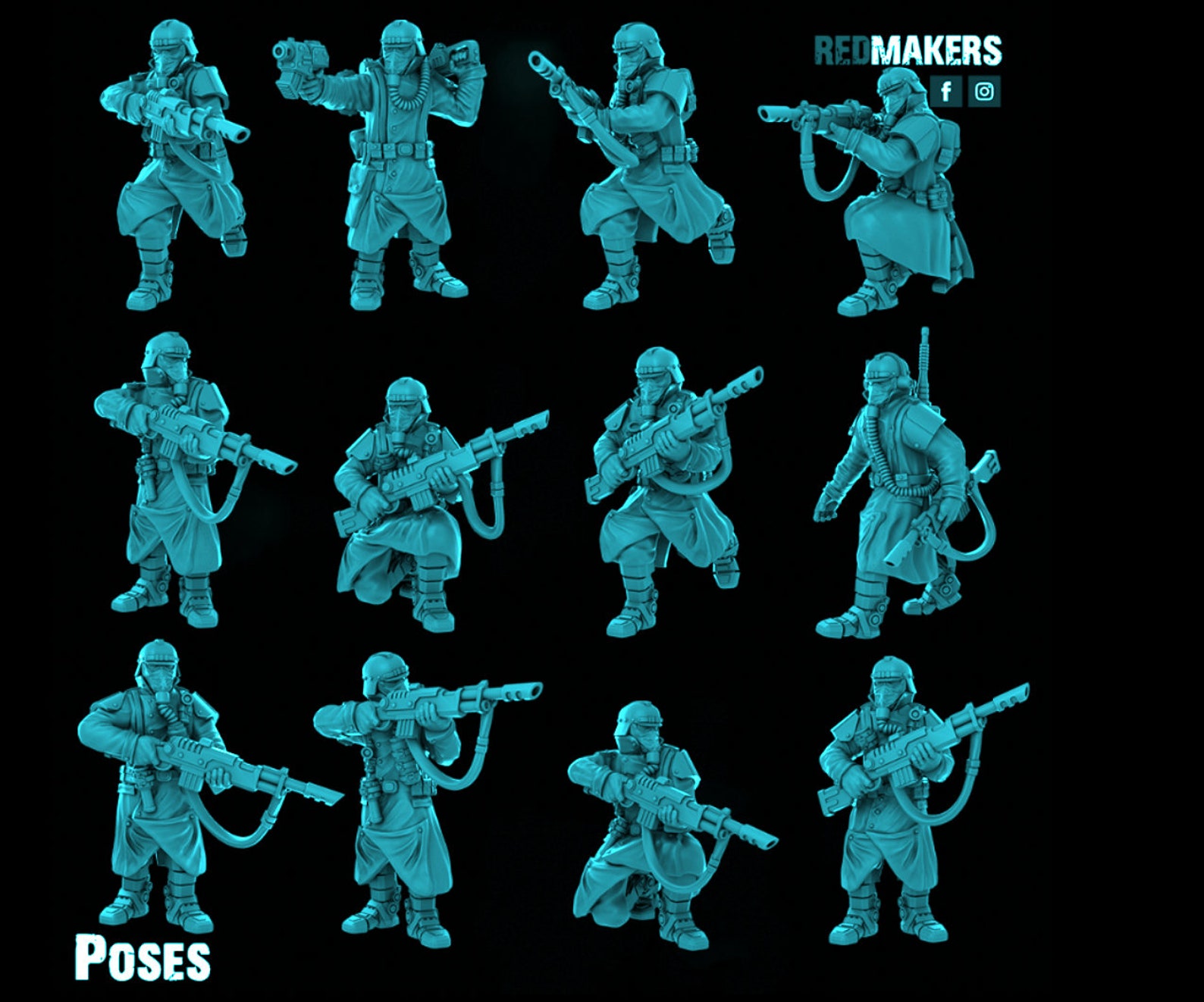 Death Division Infantry Squad Bodies - Etsy