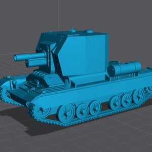 WW2 United Kingdom Bishop Artillery Tank 28mm Miniature