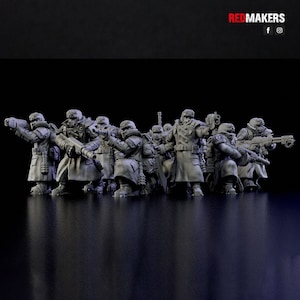 Ice Warriors | Infantry Squad |  Imperial Forces | Wargaming Miniatures