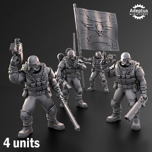 Spectre Regiment | Command Squad | 4 man squad | Imperial Guard