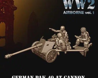 PaK 40 - JOD WW2 - German Airborne FALLSCHIRMJÄGER