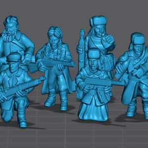 WW2 Russia Militia 28mm Miniature
