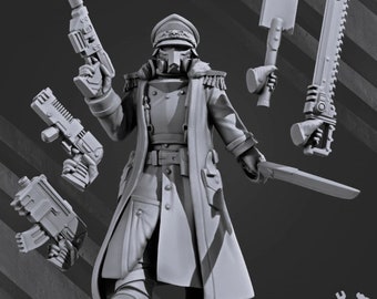 2nd Death Division Commissar Wargaming Miniatures
