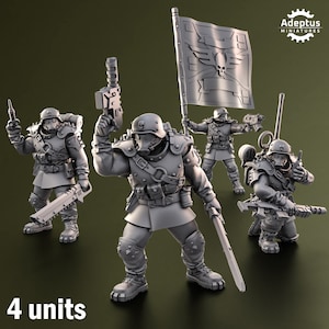 Grimstone Legion | Command Squad | 4 man squad | Imperial Guard