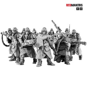 Death Division | Grenadier Squad |  Imperial Forces | Wargaming Miniatures