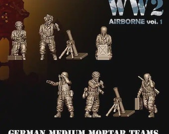 Medium Mortar Teams - JOD WW2 - German Airborne FALLSCHIRMJÄGER