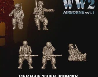 Paratrooper Tank Riders - JOD WW2 - German Airborne FALLSCHIRMJÄGER