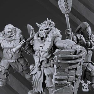 Vultures Horde Ogres Squad Set 1 Wargaming Miniatures