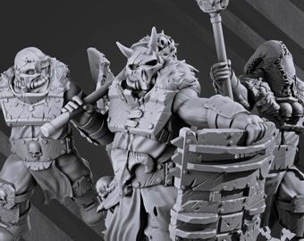 Vultures Horde Ogres Squad Set 1 Wargaming Miniatures