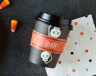 Vintage Halloween Cozy Cup - Halloween Party Décor - Costume Party Ideas - Halloween Party Cups - Halloween Tableware - Halloween Tablescape