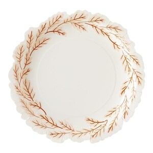 Assiettes en forme de couronne des récoltes (lot de 8) - Vaisselle de Thanksgiving - Décorations d'automne - Assiettes en carton des récoltes