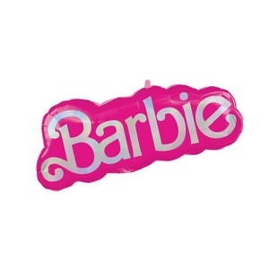 Barbie 32&quot; Balloon, Barbie Themed Party, Pink Barbie Party, Barbie Decorations, Barbie Balloons, Barbie Backdrop, Barbie Party Supplies