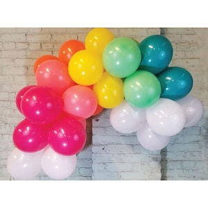 Rainbow Balloon Garland Kit (8 ft.) - Birthday Balloon Arch - Rainbow Baby Shower - Rainbow Balloon Arch - Circus Birthday Party - Balloons