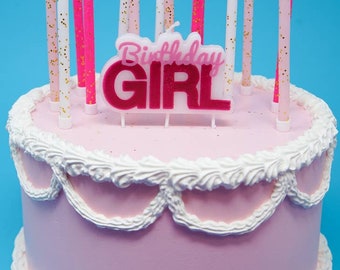 Decorazione per torta 14° compleanno, oro rosa per ragazzo e ragazza – Happy Birthday 14 Glitter Cake Topper – Decorazione per torta 14 anni – Happy 14° compleanno decorazione torta