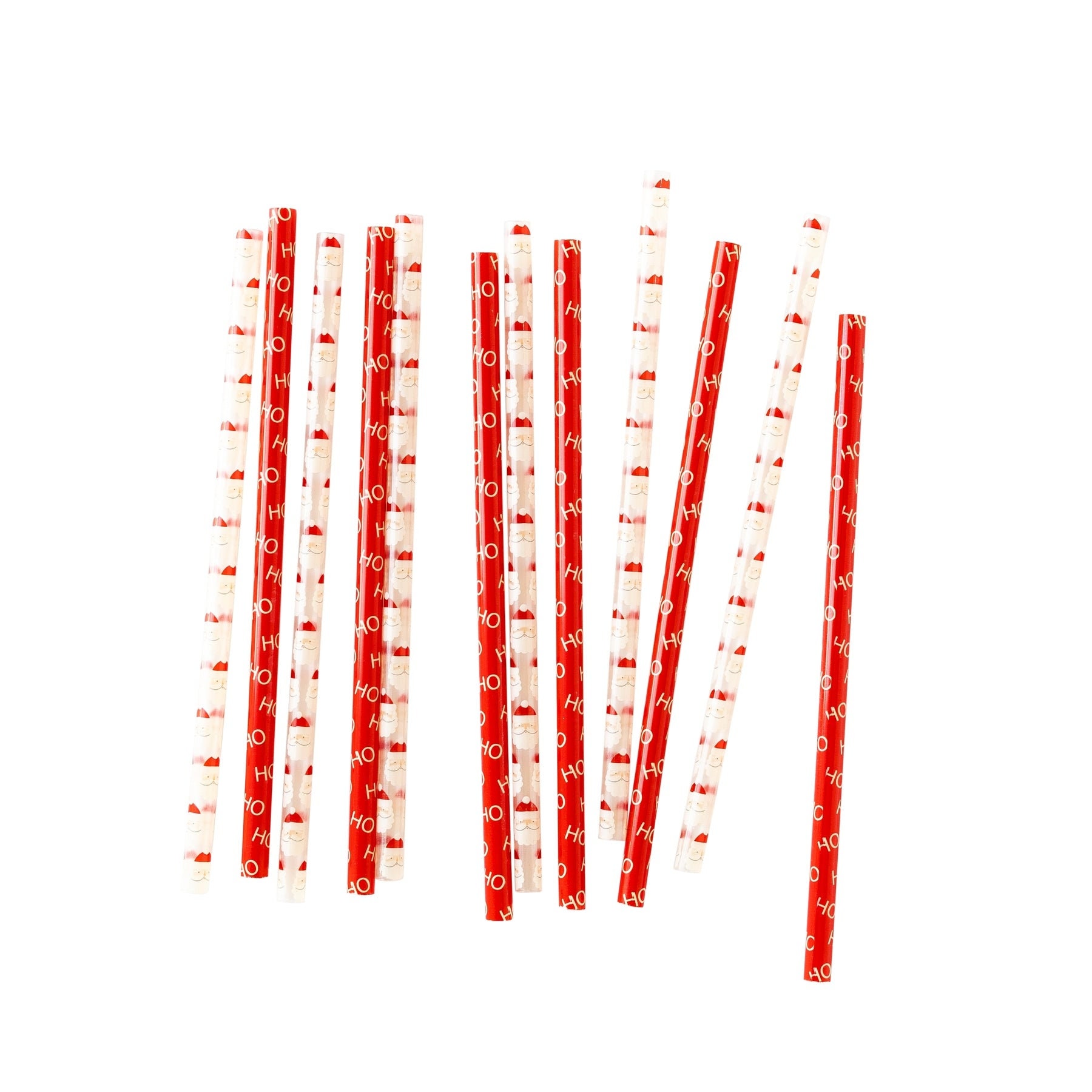 Santa Reusable Straws - Set of 12 – Roman & Leo