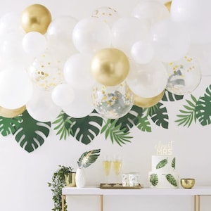 Gold Chrome Balloon Arch - Bachelorette Party Ideas - Balloon Arch Kits - Gold Chrome Balloon Arches - Wedding Balloon Arch Decorations