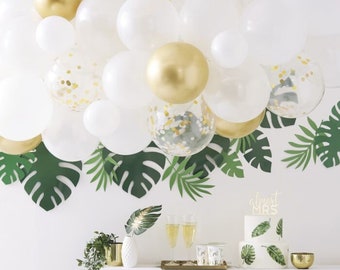 Gold Chrome Balloon Arch - Bachelorette Party Ideas - Balloon Arch Kits - Gold Chrome Balloon Arches - Wedding Balloon Arch Decorations