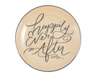 Happily Every After Trinket Tray - Gifts for the Bride - Bridal Shower Gift Ideas - Anniversary Gift - Wedding Trinket Tray - Wedding Gift