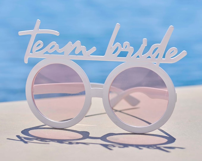 Team Bride Sunglasses - Bachelorette Party Favors - Bridesmaid Proposal - Bride Tribe - Bridesmaid Gifts- Bachelorette Party Decorations
