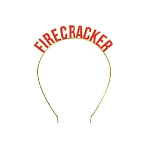 Firecracker Metal Headband - 4th of July Décor - Independence Day Celebration - USA - Red, White & Blue - Patriotic Birthday - Summer BBQ
