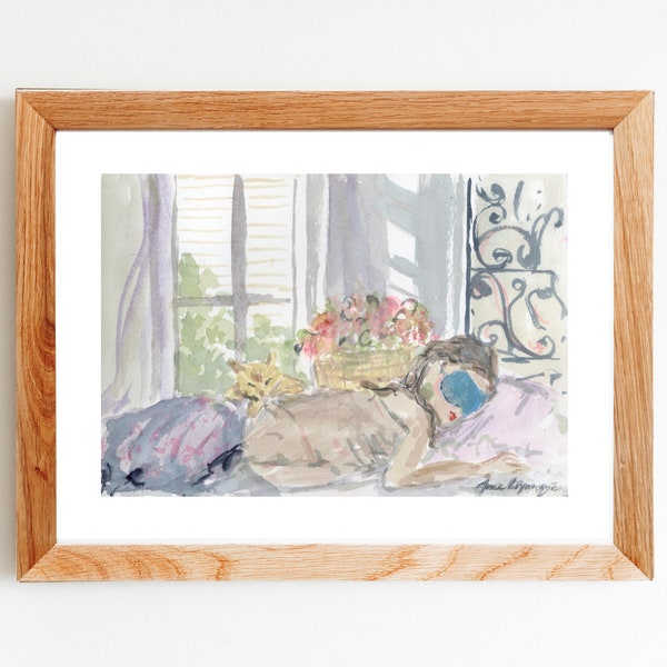 Breakfast at Tiffany's Movie Art Print – Audrey Hepburn Wall Decor (8.5"x11")