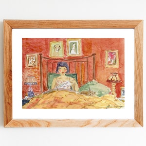 Amélie Movie Art Print 8.5&quot;x11&quot; - French Film Poster, Whimsical Parisian Wall Decor