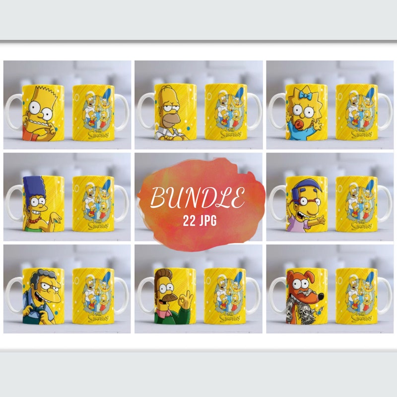 Simpsons Mug - Etsy UK