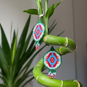 Miyuki Earrings, Statement Earrings, Unique Earrings, Vacation Earrings, For Her, For Wife, For Daughter