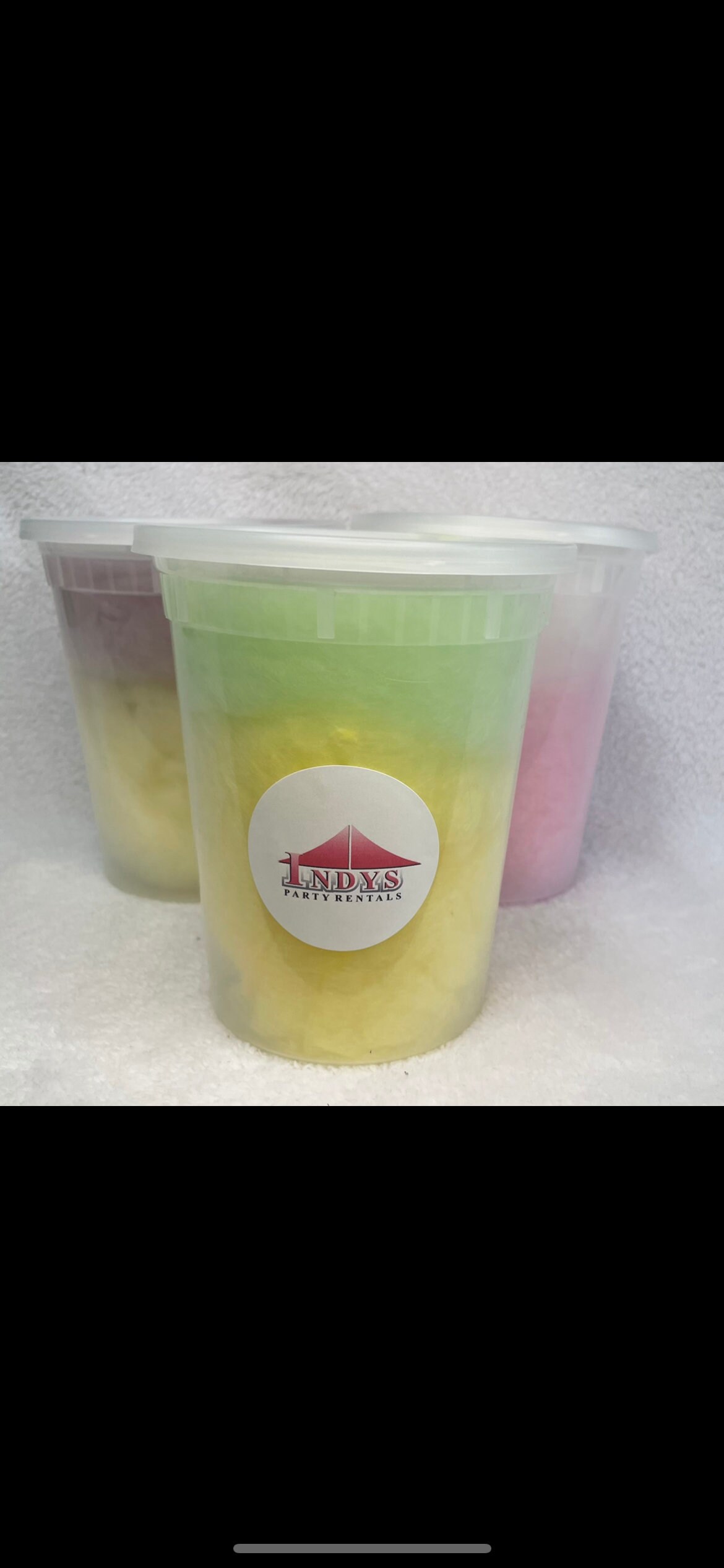 Cotton Candy 32oz container with lid Etsy