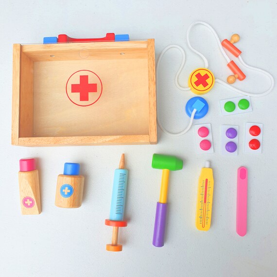 Doctor Kit Toy Doctor Play Set Toy Pretend Play Medical Etsy