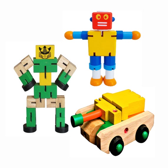Wooden sale robot transformer