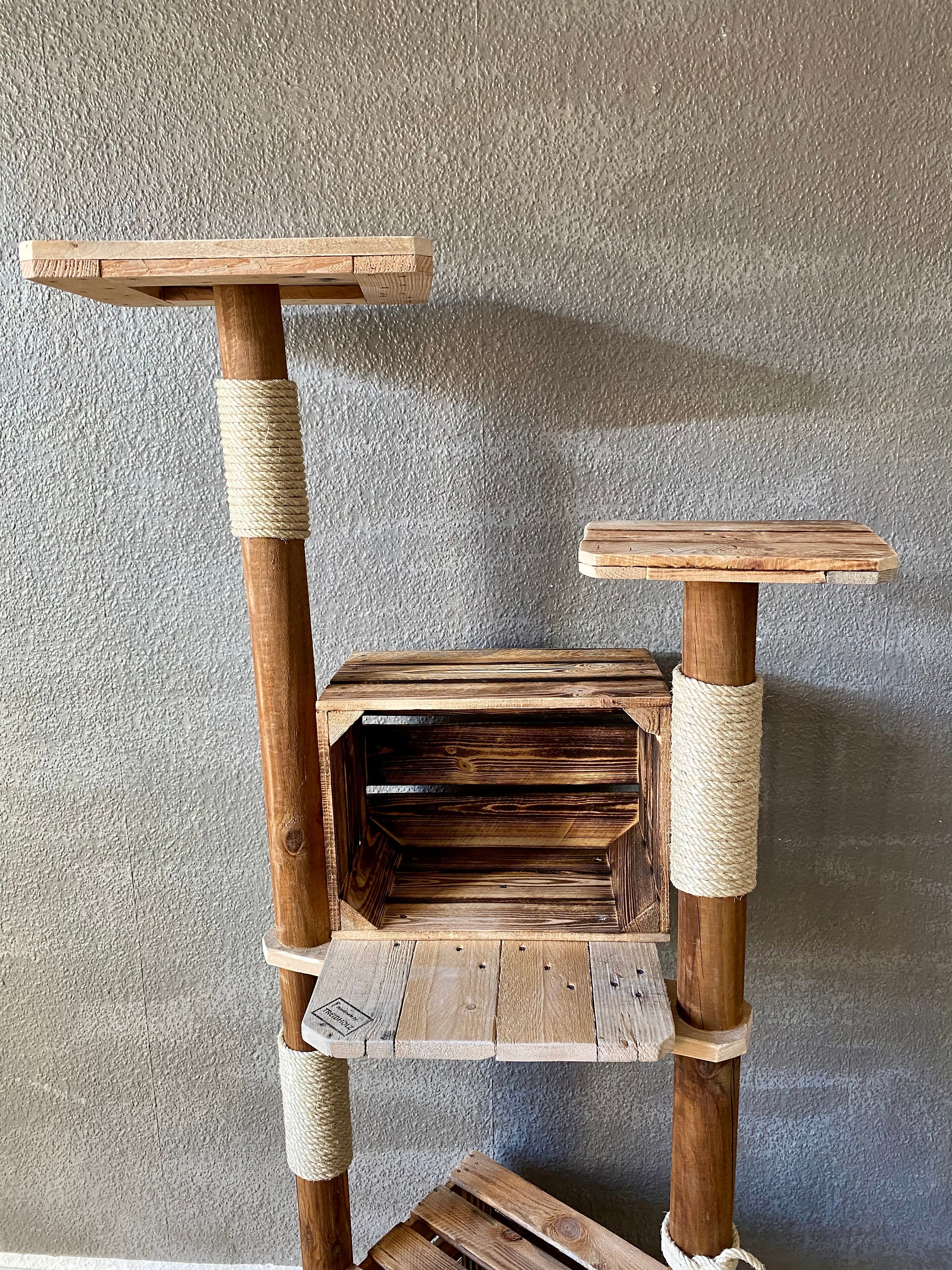 Natur Holz Kratzbaum Katzenbaum Katze Kitten Outdoor Balkon - Il Fullxfull.3108331431 Klgf