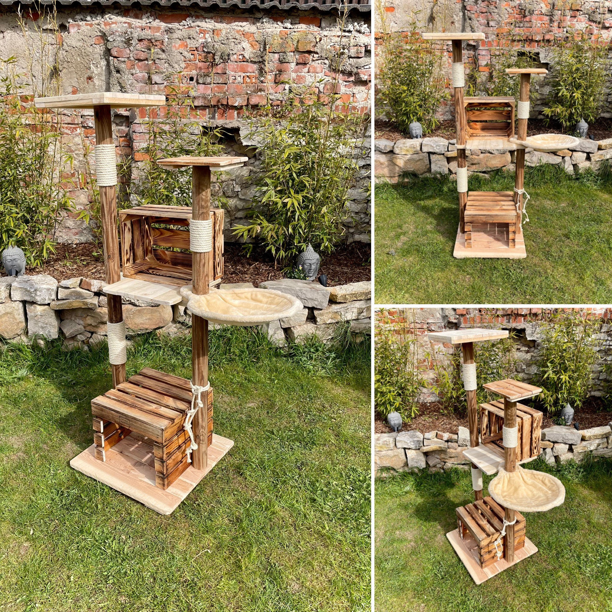 Outdoor cat tree deals