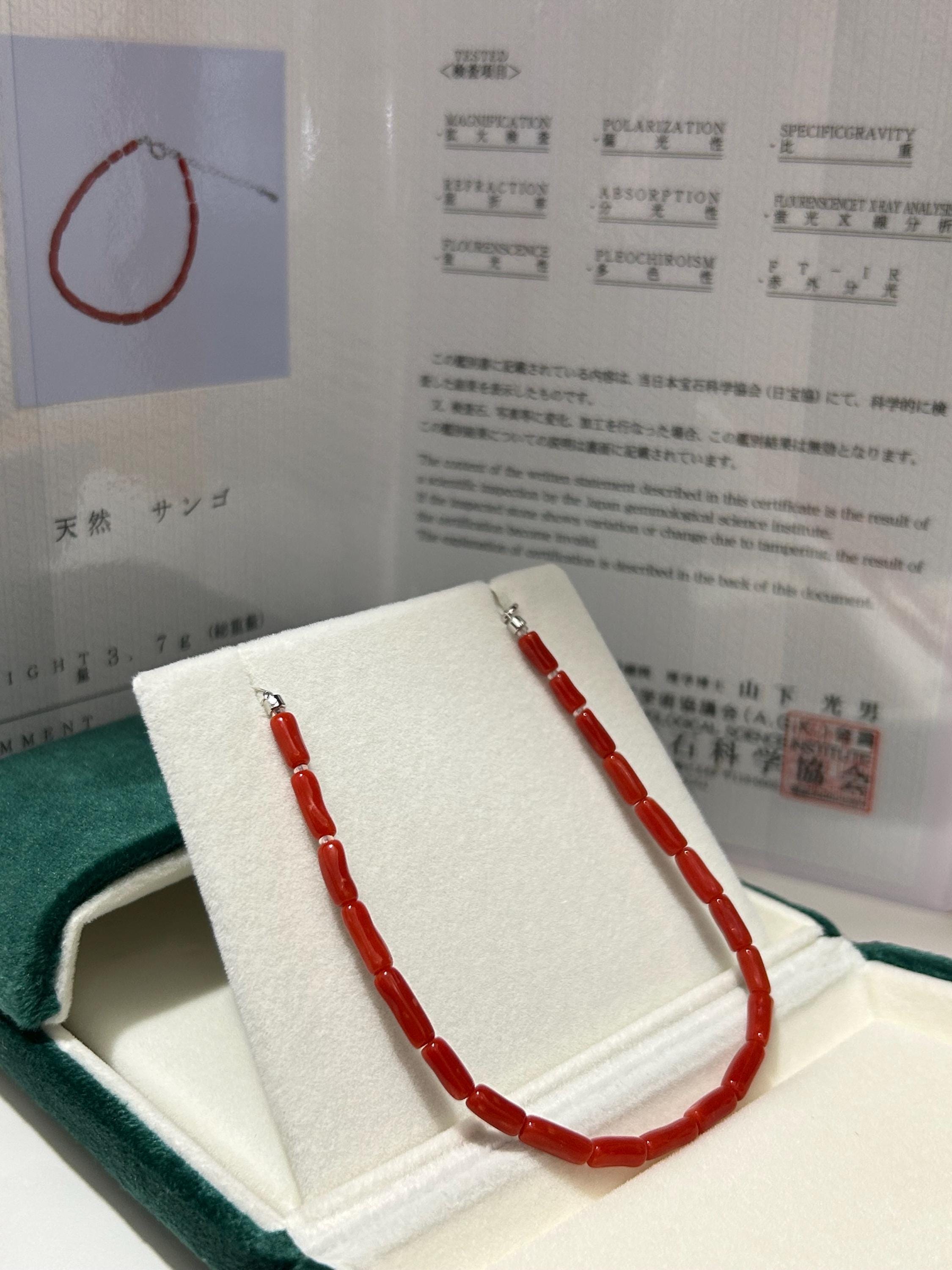 完全天然・無充填】地中海赤サンゴ 希少大珠6mm up ブレスレット 