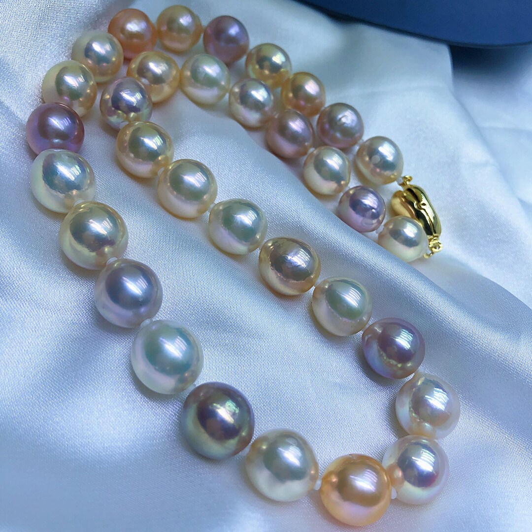 Rare Find *** 10mm12mm Metallic Multicolored Edison Baroque Pearls